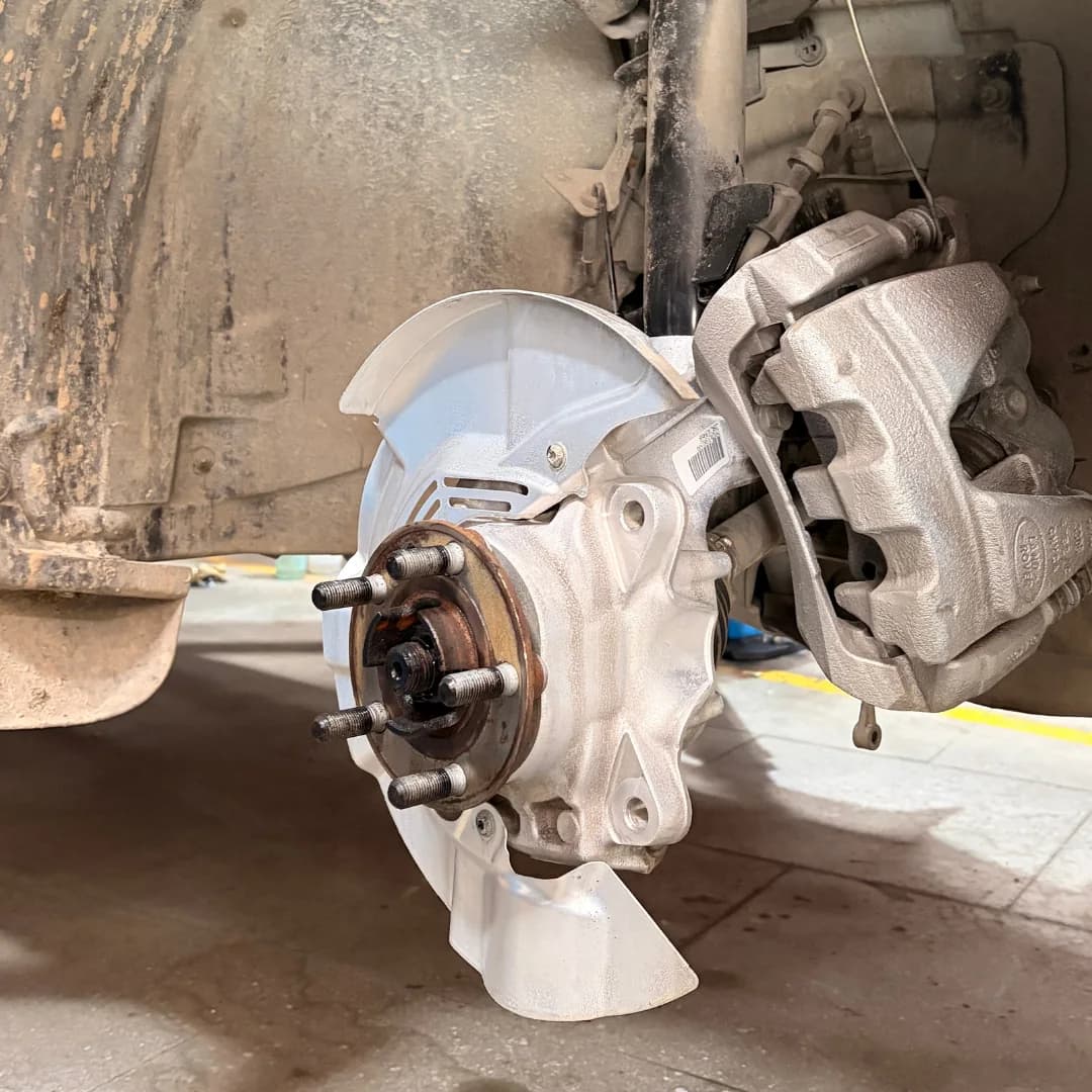 Brake and suspension repair result documented at THE CAR O CARE